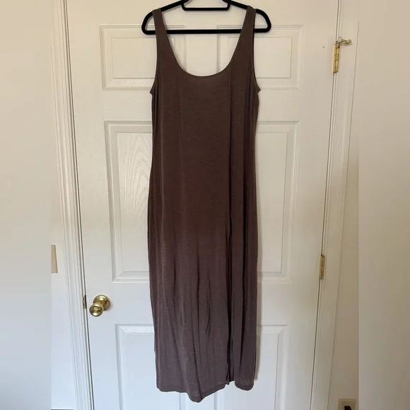 brown tank maxi dress Limitless Tiered Maxi Dress Clay / M main image 0